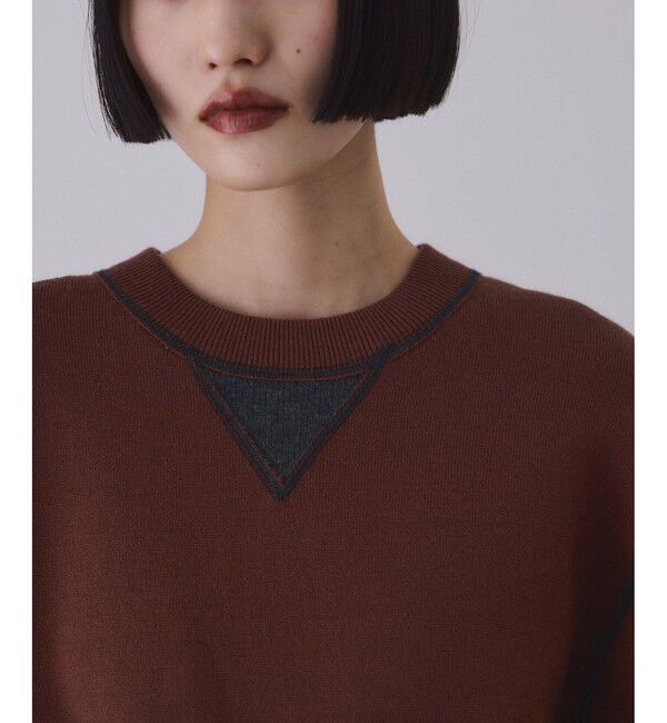 バイカラーリバーシブルニットプルオーバー（ADAM ET ROPE'）｜ルミネ