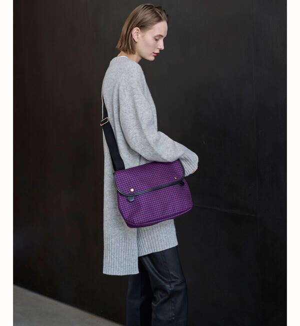 Brady「Brady | AVON WOOL CHECK」|ショルダー・メッセンジャー|