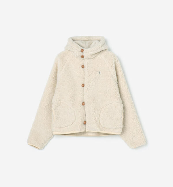 GYMPHLEX「Gymphlex | ボア フードショートジャケット WOMEN」|テーラードジャケット|