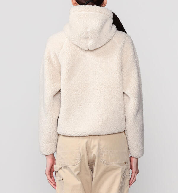 GYMPHLEX「Gymphlex | ボア フードショートジャケット WOMEN」|テーラードジャケット|