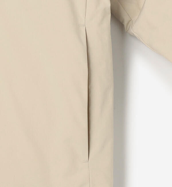 DANTON「DANTON | ピーチタフタ 中綿ノーカラージャケット WOMEN」|ダウン|