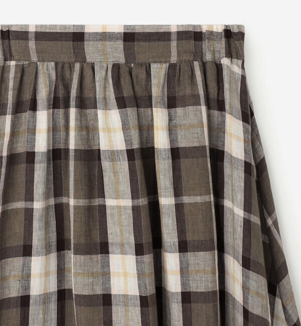 ONEIL OF DUBLIN「O'NEIL OF DUBLIN | リネン フレアロングスカート WOMEN」|スカート|