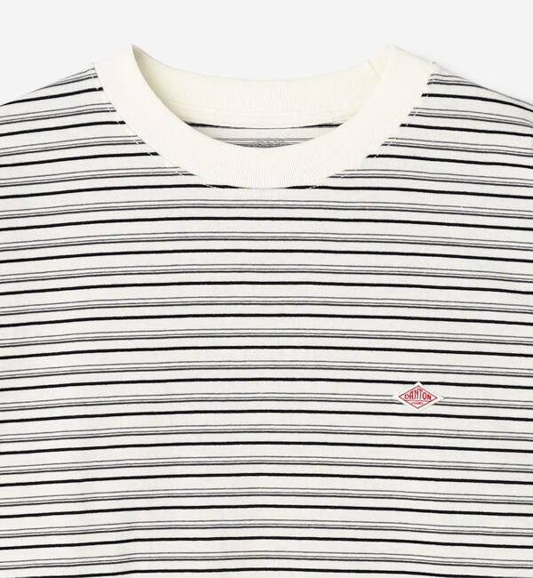 DANTON「DANTON | クルーネック 長袖ボーダーTシャツ MEN」|Tシャツ・カットソー|