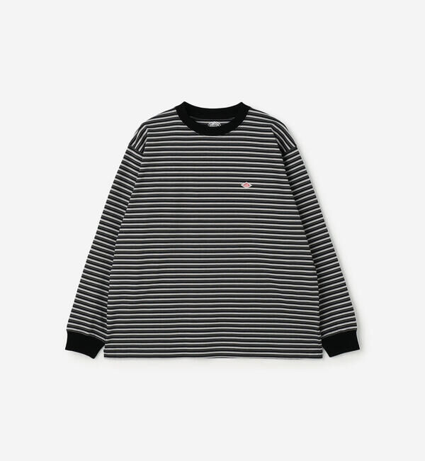 DANTON「DANTON | クルーネック 長袖ボーダーTシャツ MEN」|Tシャツ・カットソー|