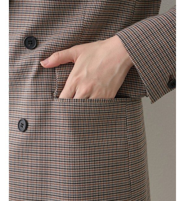  「ガンクラブチェックダブルジャケット」|テーラードジャケット|