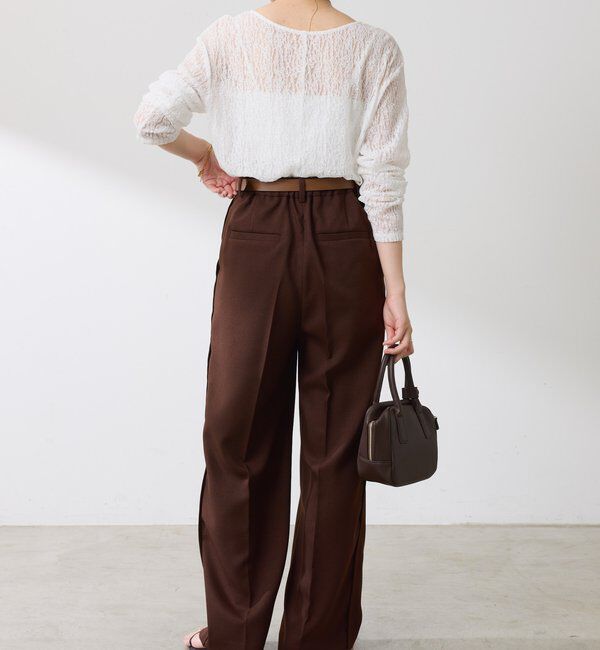  「レースオーバーチュニック」|Tシャツ・カットソー|