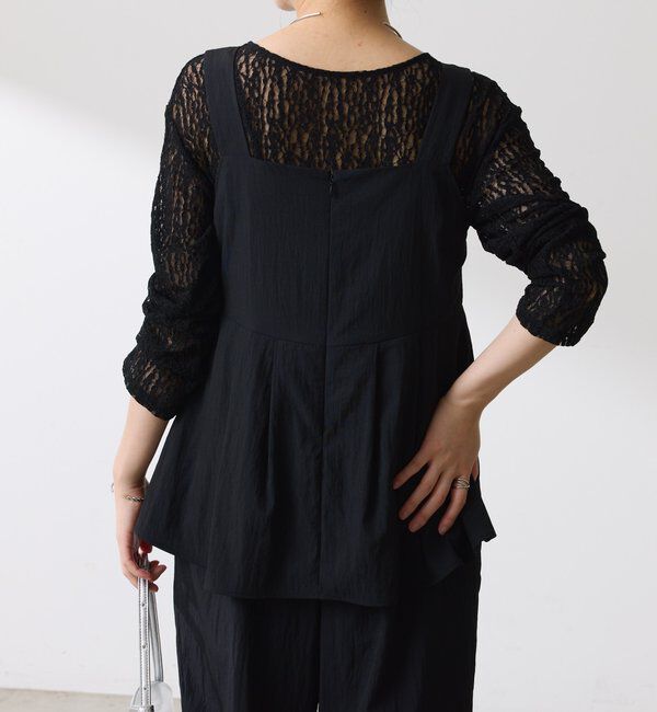  「レースオーバーチュニック」|Tシャツ・カットソー|