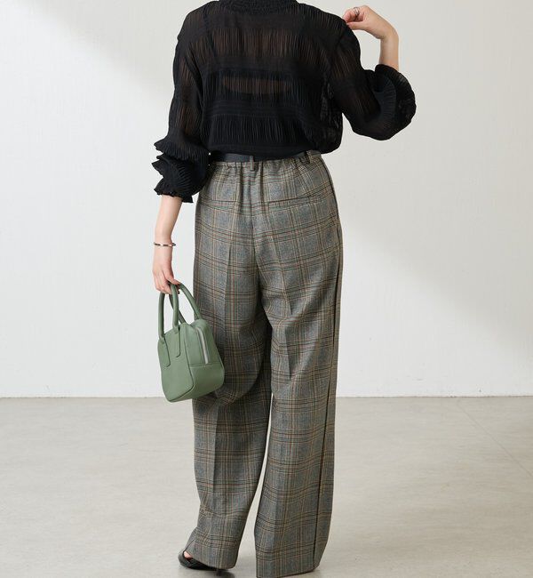  「ジョーゼットプリーツブラウス」|シャツ・ブラウス|