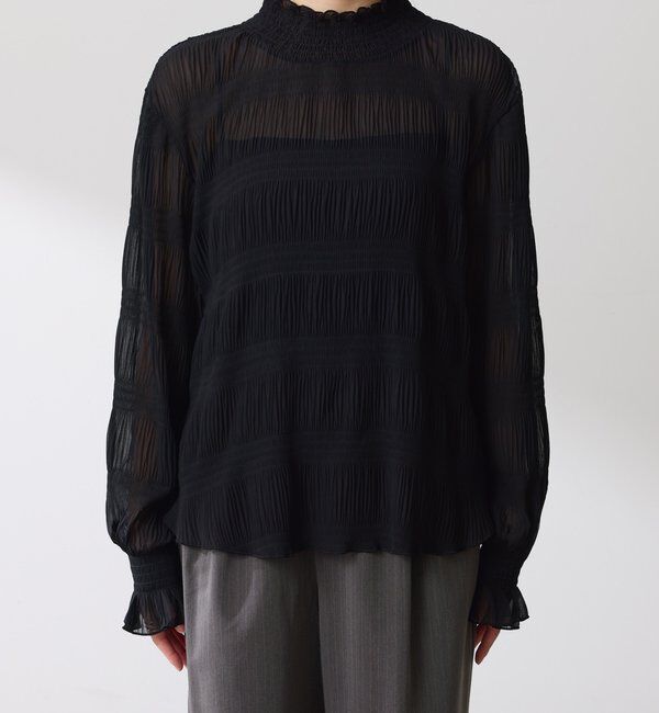  「ジョーゼットプリーツブラウス」|シャツ・ブラウス|