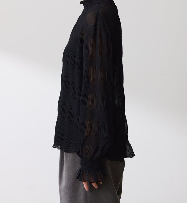  「ジョーゼットプリーツブラウス」|シャツ・ブラウス|