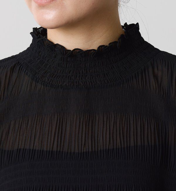  「ジョーゼットプリーツブラウス」|シャツ・ブラウス|