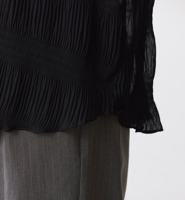  「ジョーゼットプリーツブラウス」|シャツ・ブラウス|
