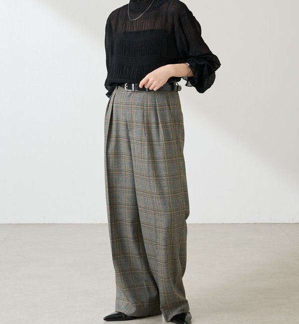  「ジョーゼットプリーツブラウス」|シャツ・ブラウス|