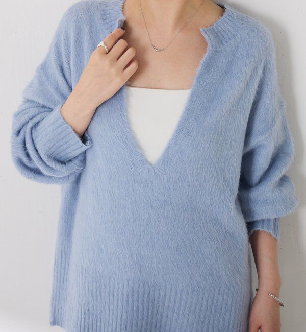  「エアリー深Vニット」|ニット・セーター|