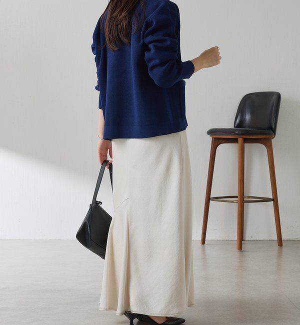  「ツヤボタンカーディガン」|ニット・セーター|