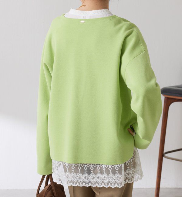  「Vネックバスクニット」|ニット・セーター|