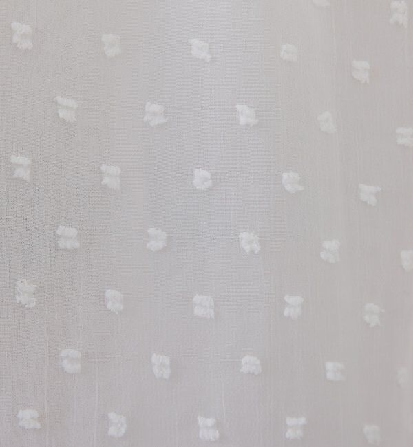  「楊柳ドットジャガードボウタイブラウス」|シャツ・ブラウス|