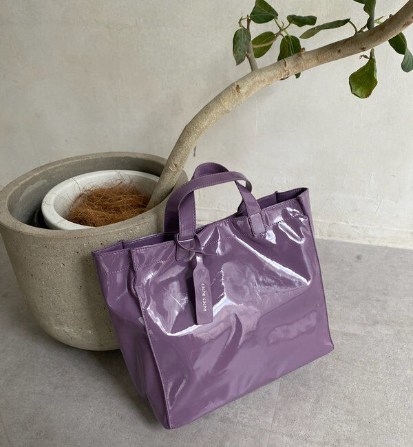  「【新色追加】【WEB限定】 ソフトエナメルショッパーバッグ」|トートバッグ|