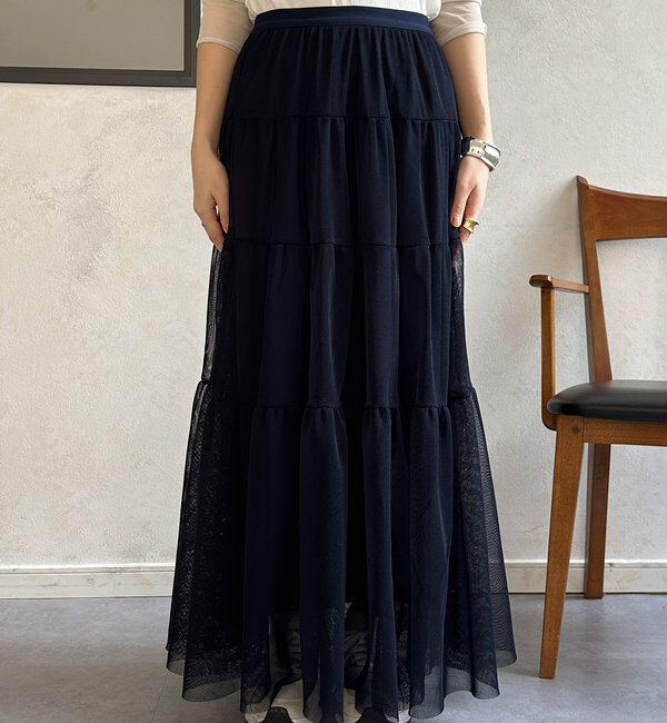  「【SAKURA @___saku14_ 企画】メッシュティアードスカート」|スカート|