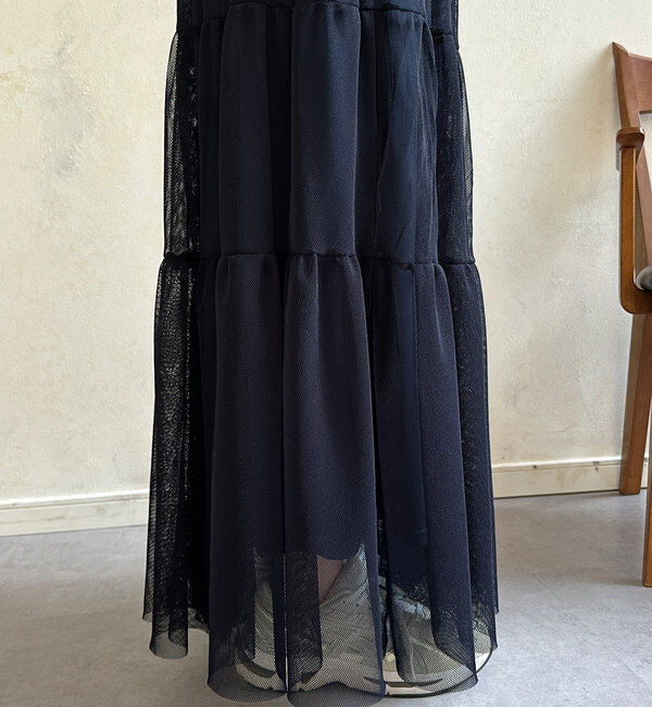  「【SAKURA @___saku14_ 企画】メッシュティアードスカート」|スカート|