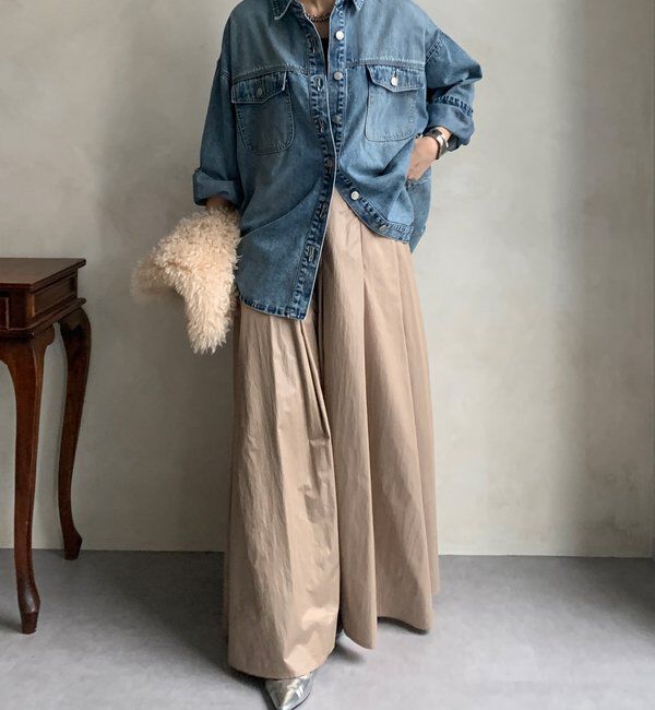  「【WEB限定】USED加工デニムシャツ」|シャツ・ブラウス|