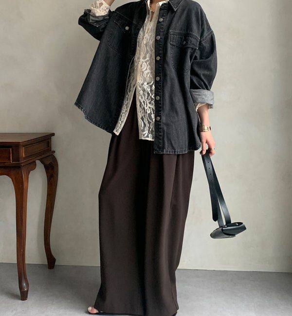  「【WEB限定】USED加工デニムシャツ」|シャツ・ブラウス|