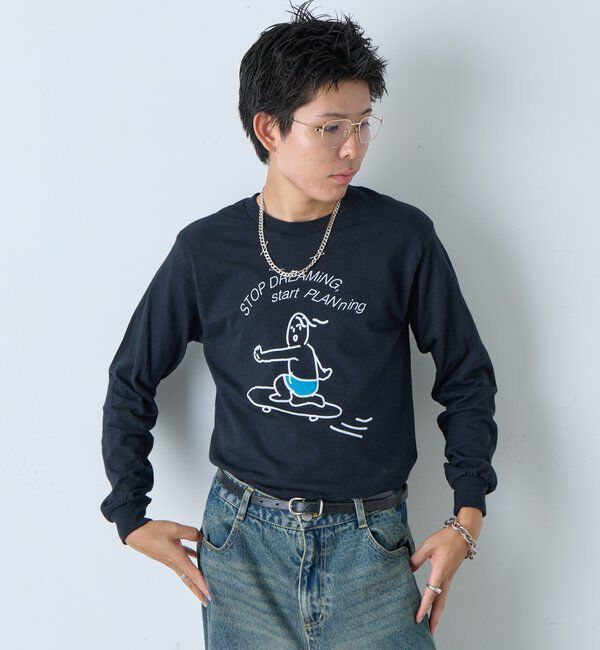  「【WHIMSIC】シェンタスティック スタジオ シルクスクリーンプリントT」|Tシャツ・カットソー|