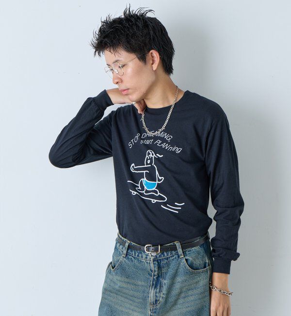  「【WHIMSIC】シェンタスティック スタジオ シルクスクリーンプリントT」|Tシャツ・カットソー|