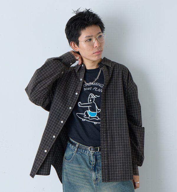  「【WHIMSIC】シェンタスティック スタジオ シルクスクリーンプリントT」|Tシャツ・カットソー|