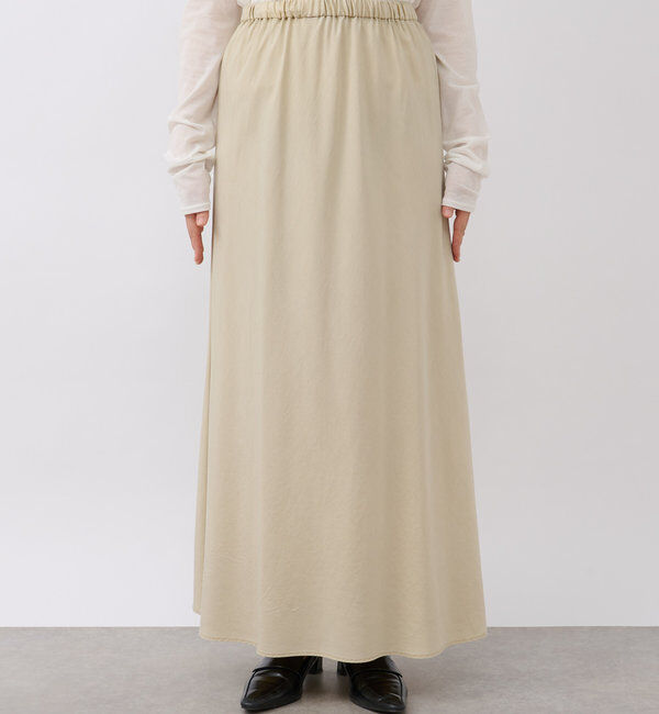  「【セットアップ可】ガーメントダイバイヤススカート」|スカート|