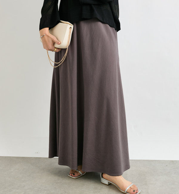  「【セットアップ可】ガーメントダイバイヤススカート」|スカート|