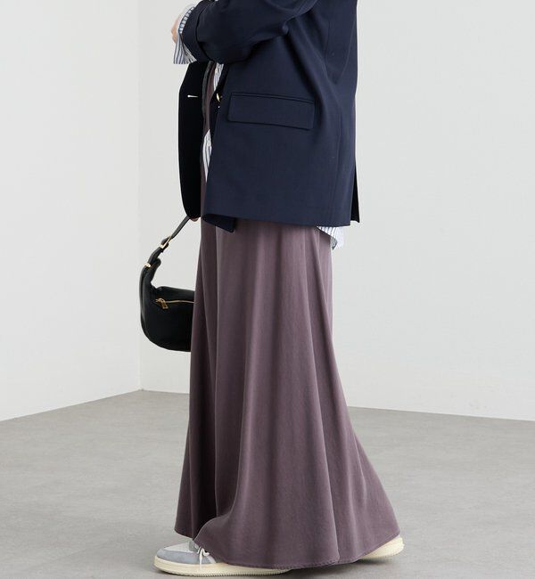  「【セットアップ可】ガーメントダイバイヤススカート」|スカート|