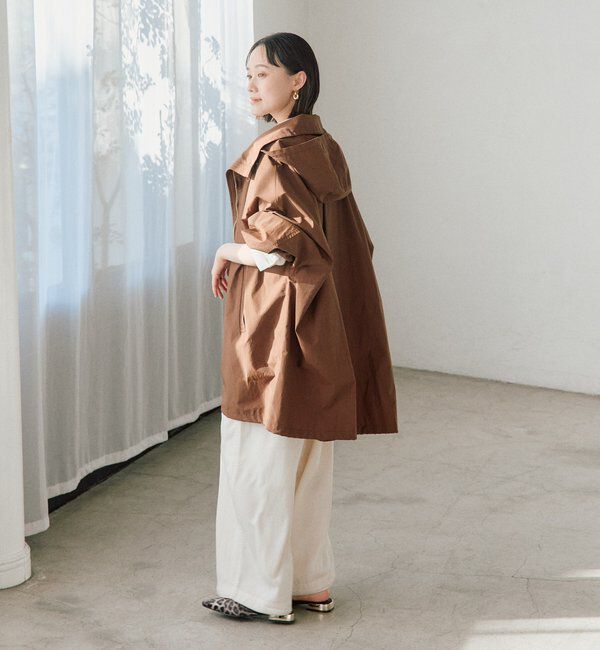  「予約【花粉ガード・撥水加工・UVカット機能】ドルマンフーディライトコート」|その他|