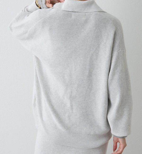  「【HERITANOVUM】ワッフルスッキパーニット」|ニット・セーター|