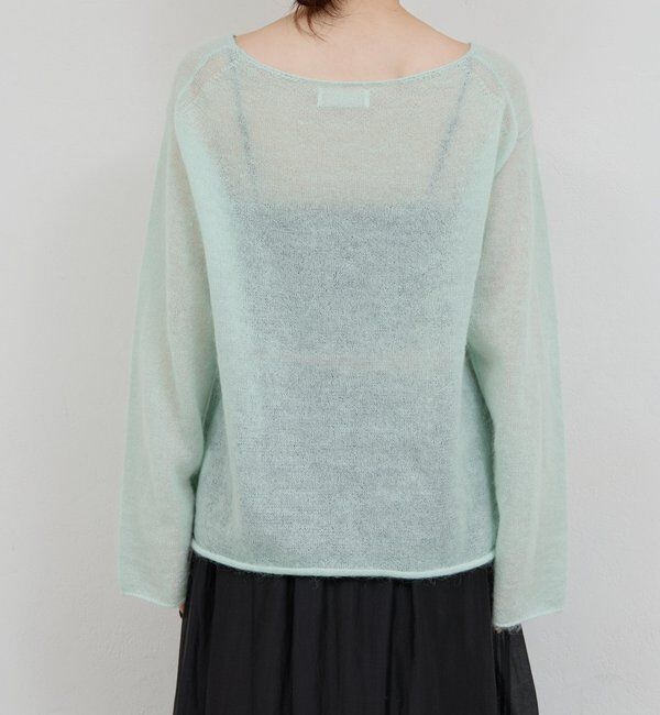  「シアーモヘアプルオーバー」|ニット・セーター|