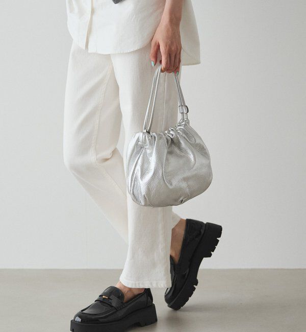  「レザー巾着4WAYショルダーバッグ」|ショルダー・メッセンジャー|