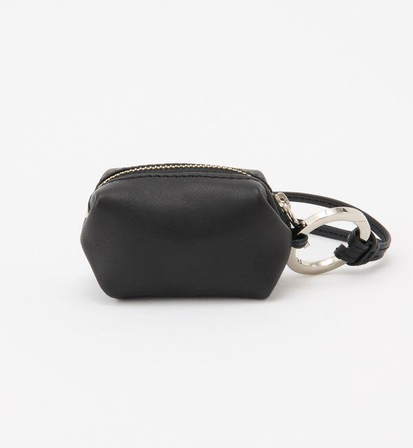  「カラビナ付き レザーミニポーチ型チャーム」|その他|