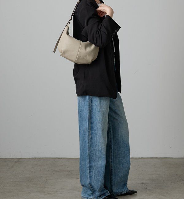  「【再値下げ】レザーワンショルダーバッグ」|ショルダー・メッセンジャー|