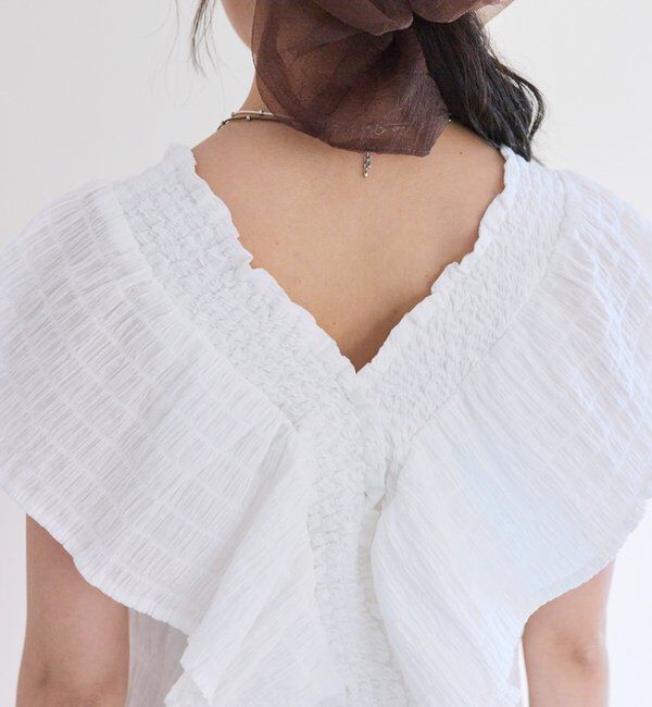  「シャーリングスクエアワンピース」|ワンピース|