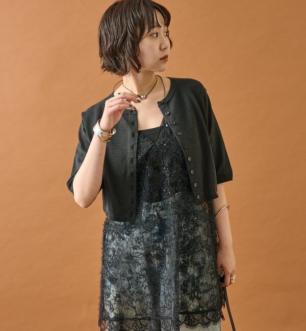  「シャギーレース タンクチュニック」|シャツ・ブラウス|