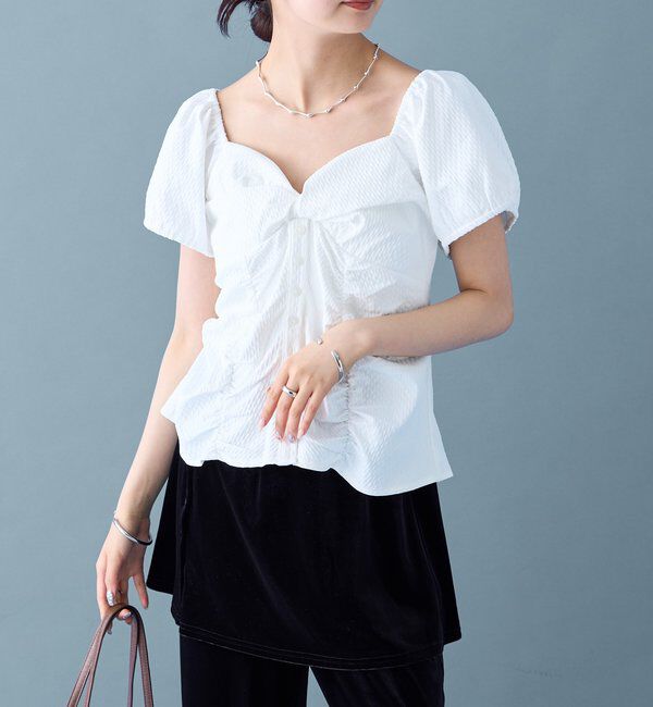  「パフビスチェ ブラウス」|シャツ・ブラウス|