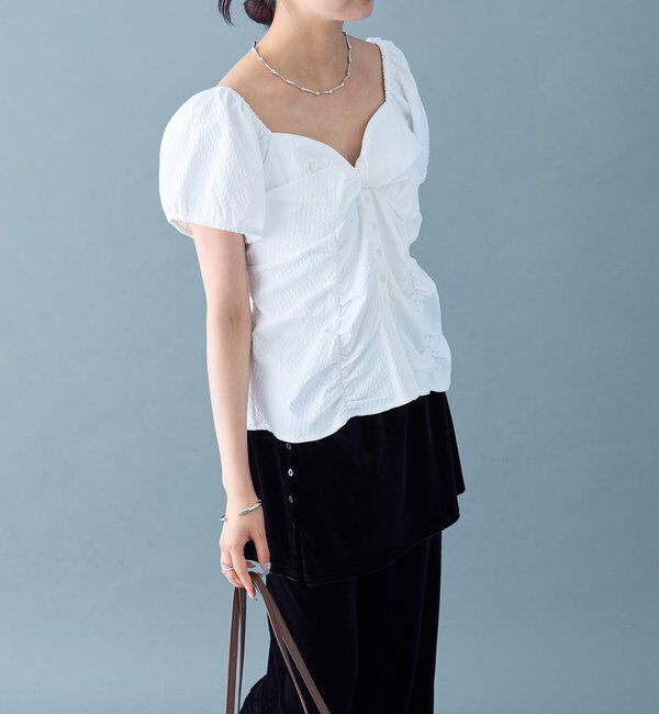  「パフビスチェ ブラウス」|シャツ・ブラウス|
