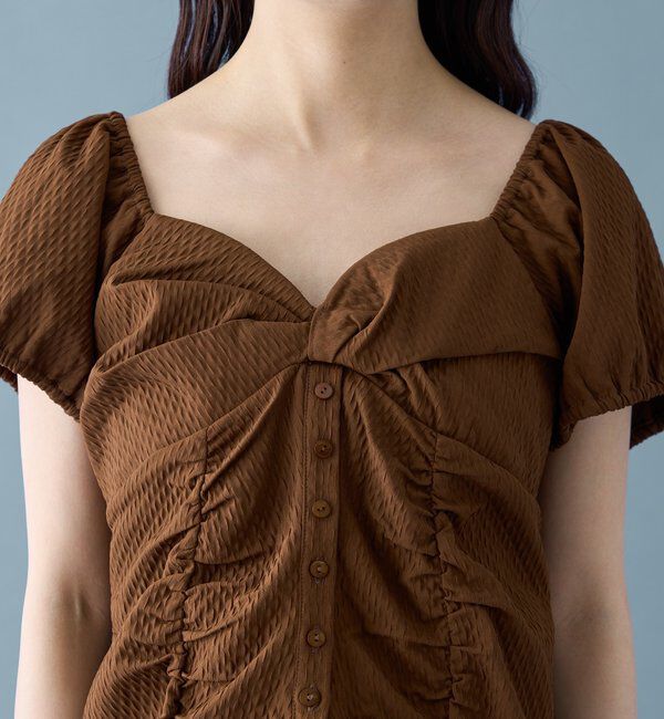  「パフビスチェ ブラウス」|シャツ・ブラウス|