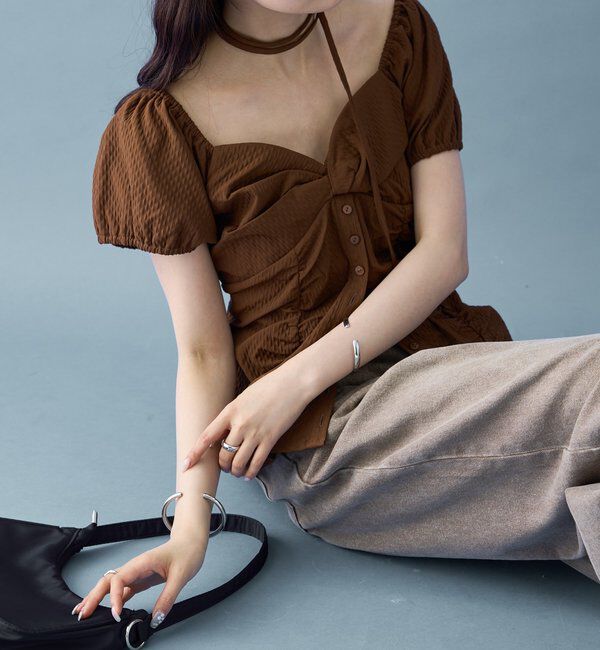  「パフビスチェ ブラウス」|シャツ・ブラウス|