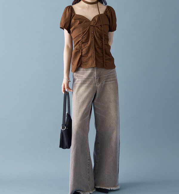  「パフビスチェ ブラウス」|シャツ・ブラウス|