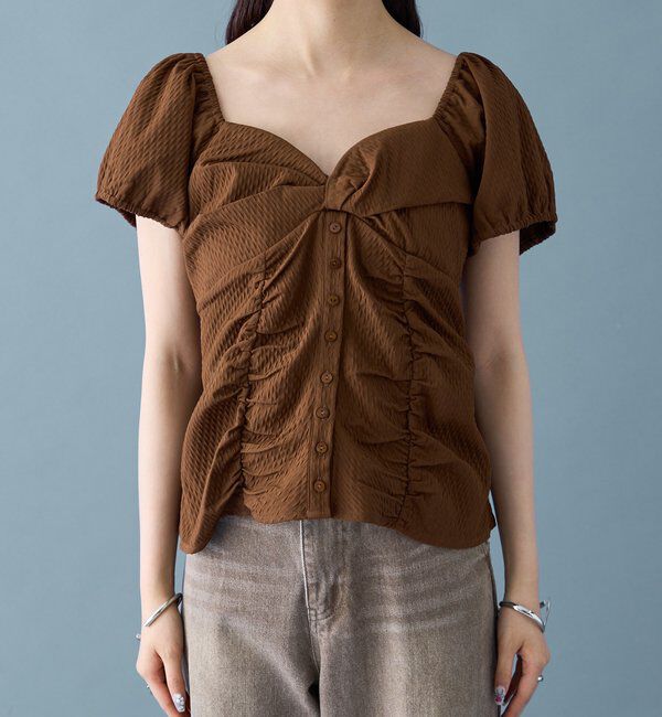  「パフビスチェ ブラウス」|シャツ・ブラウス|