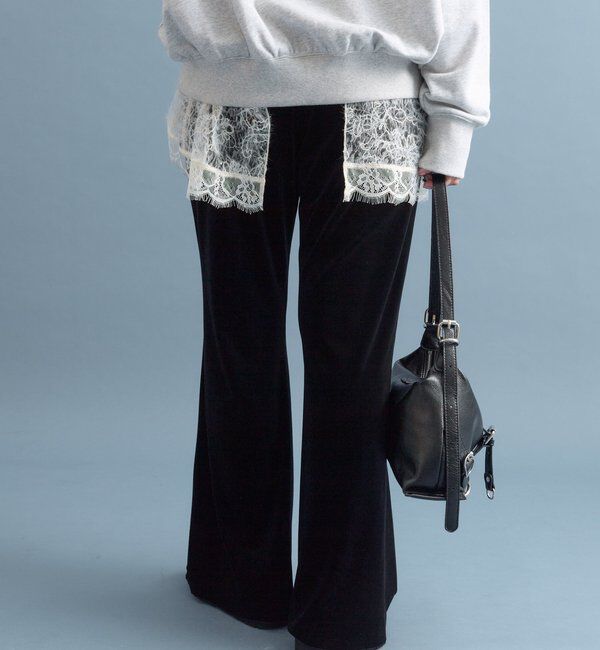  「ベロアフレアパンツ」|チノ|