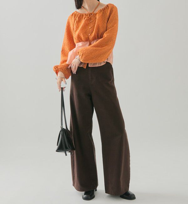  「シアーコルセットブラウス」|シャツ・ブラウス|