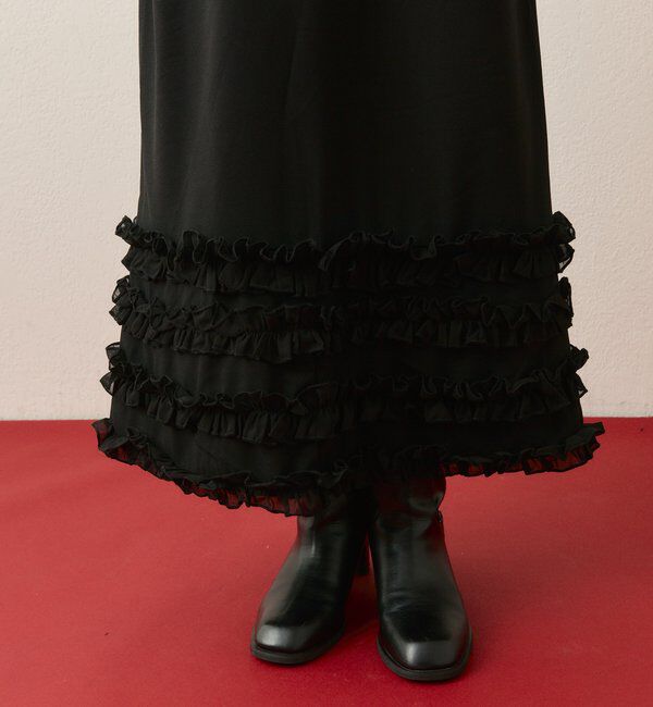  「【@____ri__125企画】ティアードフリルドレスSET」|ワンピース|