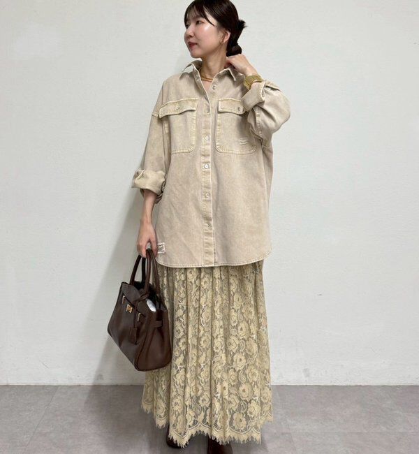  「ダメージデニムシャツ」|シャツ・ブラウス|